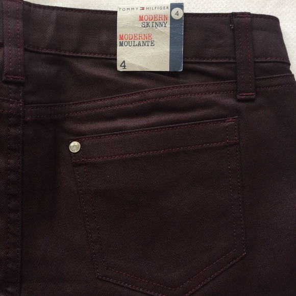 TOMMY HILFIGER Modern Skinny Oct Fash Size 4 NWT - Picture 6 of 8