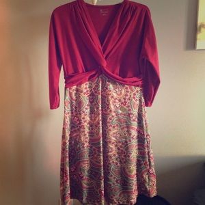 Title Nine 3/4 sleeve yoga dress