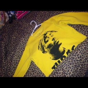 Tupac crop top