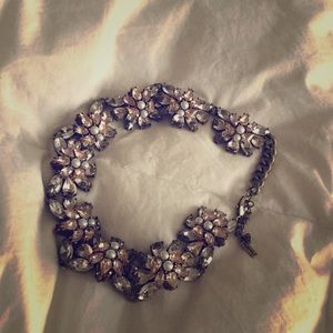 Baublebar crystal flutter collar necklace