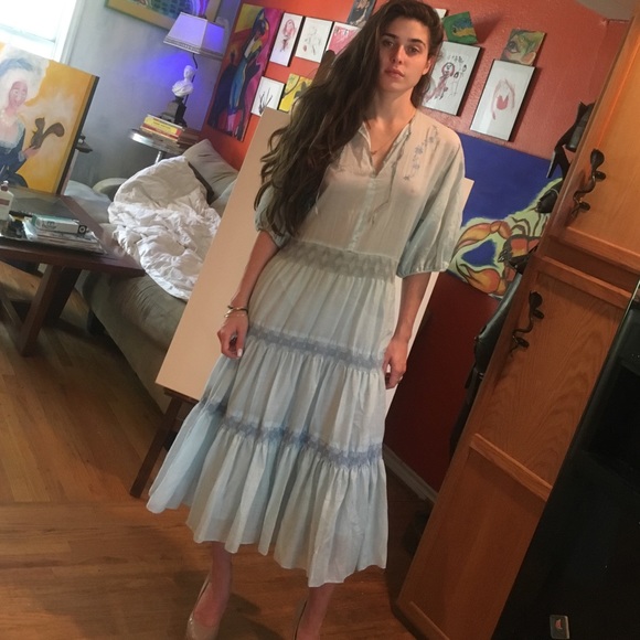 Vintage cotton poly dress