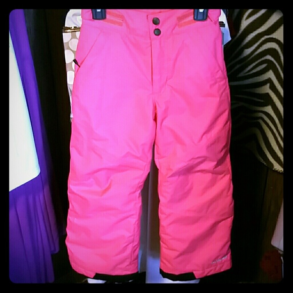 Girls columbia snow pants