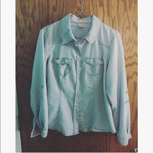 Chambray button down