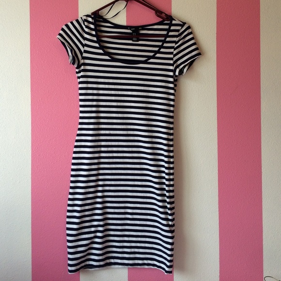 Striped T-shirt dress