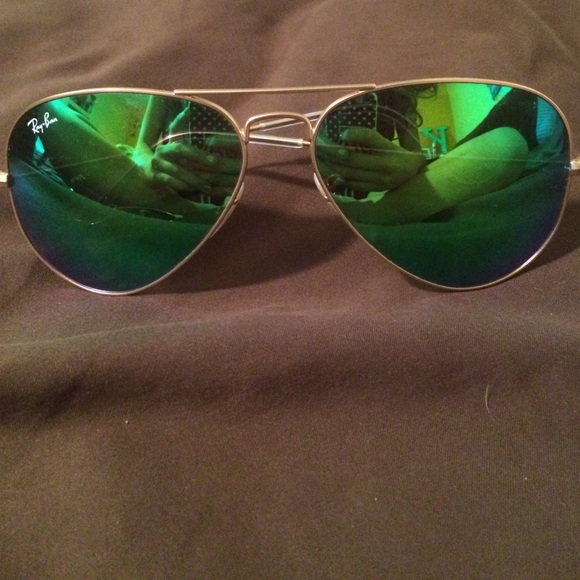 Green & gold raybans