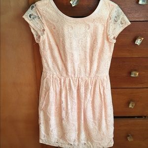 Light Pink Lacey Dress