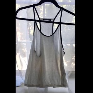 Black & white Brandy Melville tank