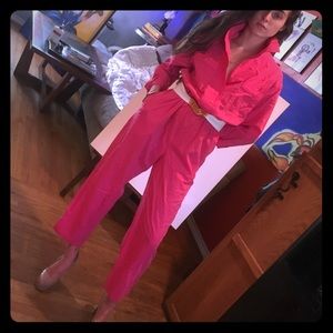 90's pink jumpsuit