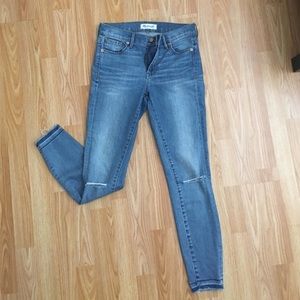 high waist skinny madewell jeans