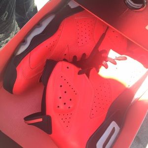 Infrared Jordans size 11 . (Sold out)