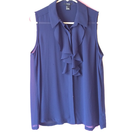 Navy blue blouse