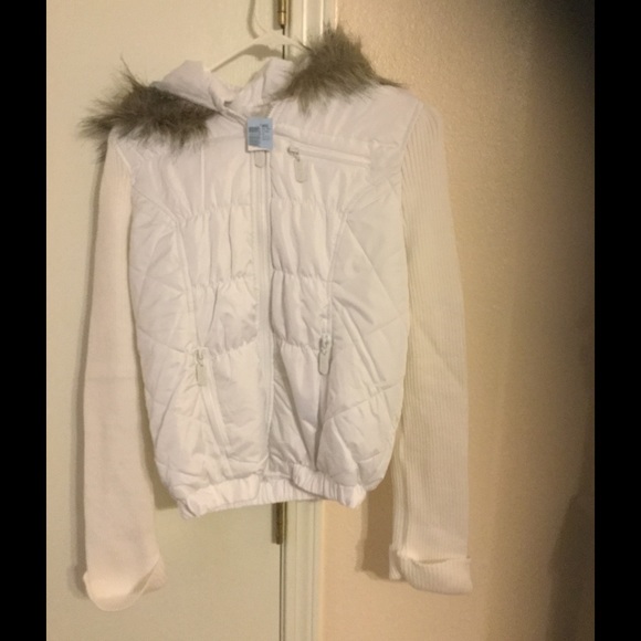 Rue21 Jackets & Blazers - White puffer jacket