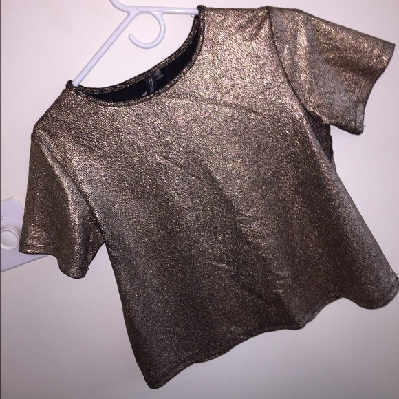 Gun metal/gold top