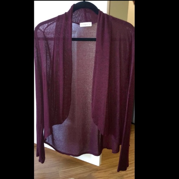 Ginger G Maroon sweater - Picture 1 of 2
