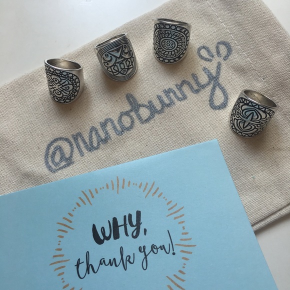 Boho Rings Set - Picture 3 of 4