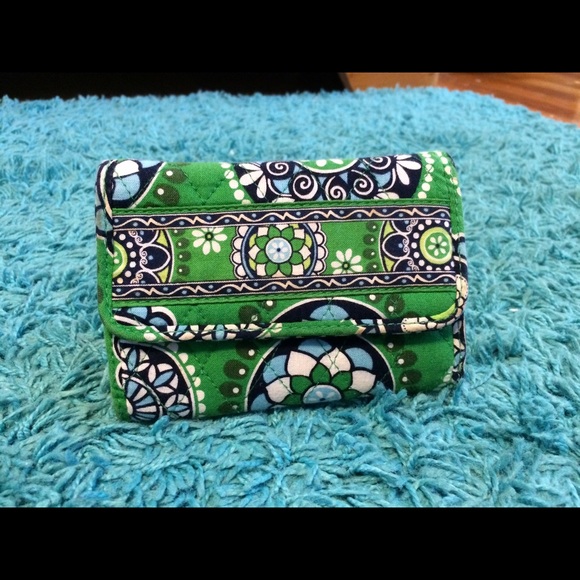 Gently used Vera Bradley trifold wallet