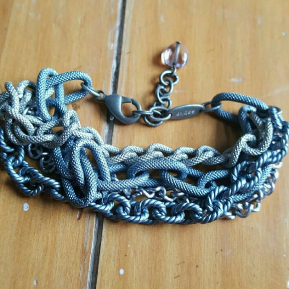 sabika Jewelry - Sabika 4 row Botanic chain bracelet