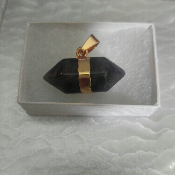 Amethyst Bullet style Pendant