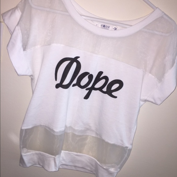 White dope tee
