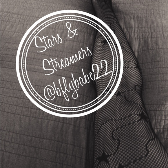 ✨Stars & Ribbons Fishnet Pantyhose Tights NEW ⭐️ - Picture 2 of 3