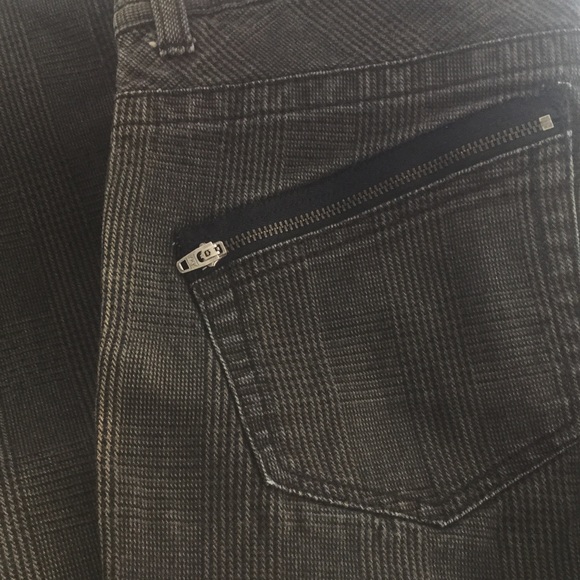 Divided by H & M skinny jeans..plaid pattern Sz 10