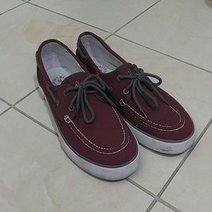 Burgundy Polo Ralph Lauren Shoes