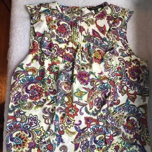 Banana Republic ruffled tank