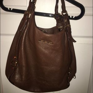 MK brown leather handbag
