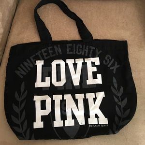 Victoria Secret PINK blk tote