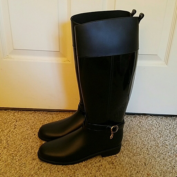 Guess riding-boot style rainboots