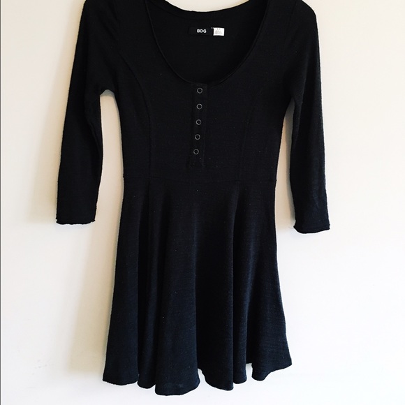 Black skater dress