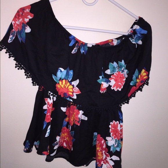 Floral crop top