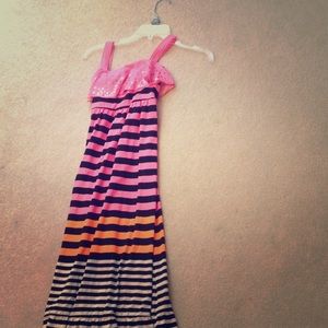 Size 8 justice maxi dress