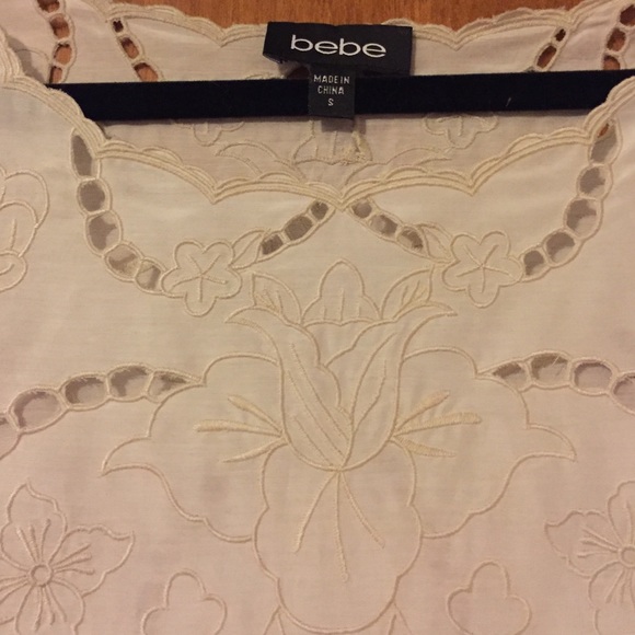 Beautiful lace thin Bebe top - Picture 2 of 3
