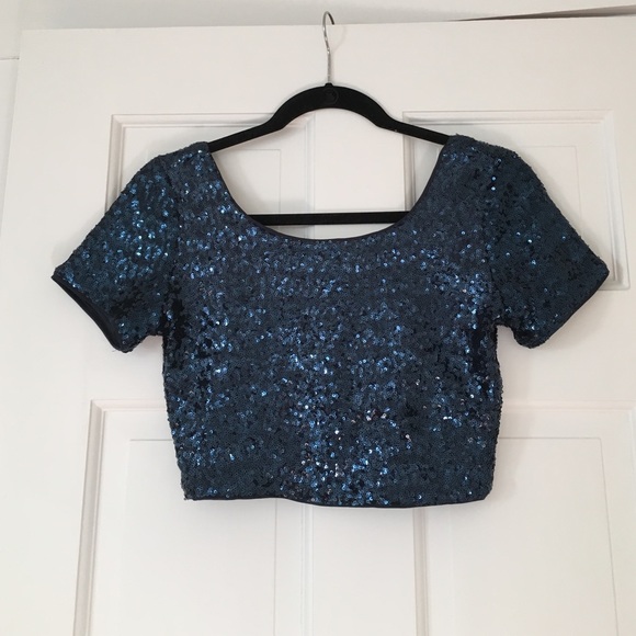 Sequin Crop Top- Forever21