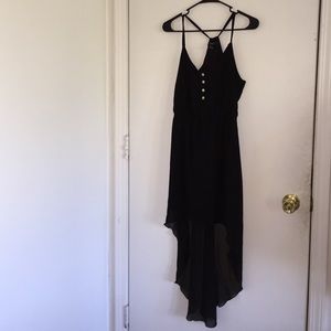 Black Forever21 high low tank/sun dress