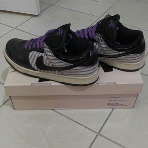Patent Leather Purple Avenger Dunk Low SB