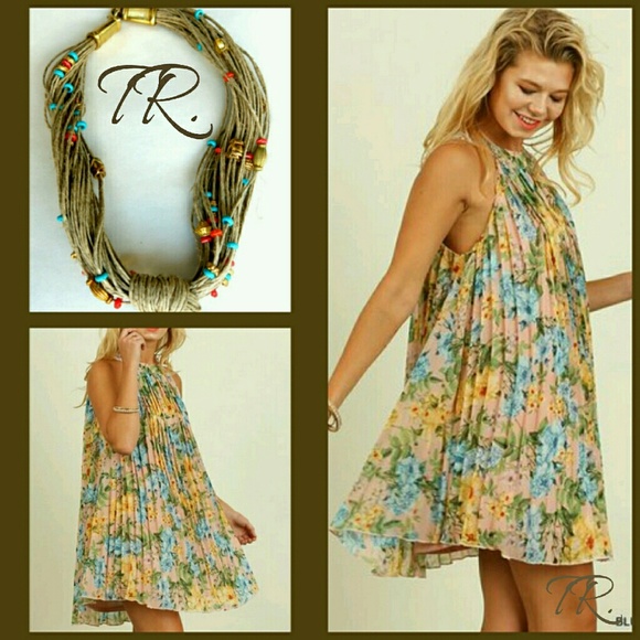 🌴Babydoll Floral Dress