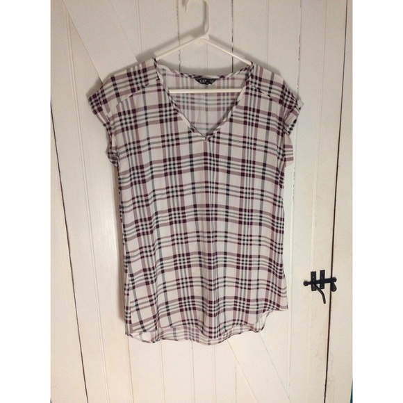 Express plaid blouse