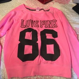 Pink sweatshirt