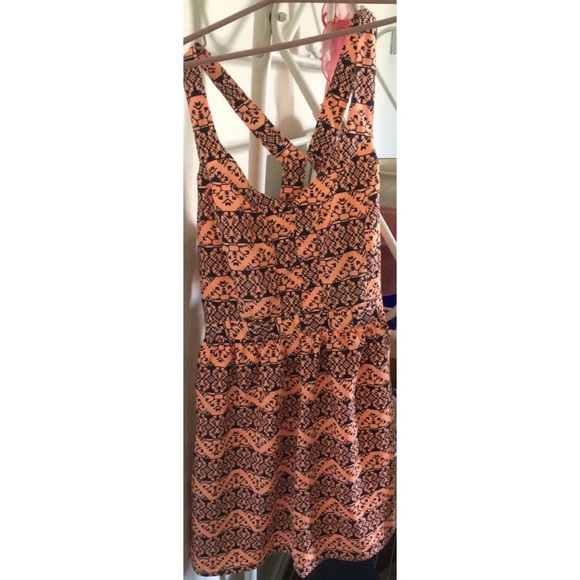 Dress with Tribal Detailing and a Cut Out Back - Picture 1 of 3