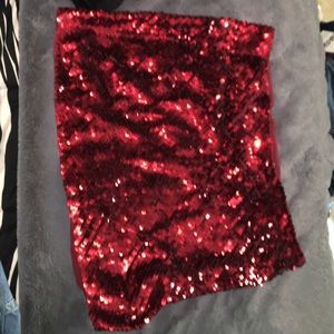 Sexy Red Short Skirt