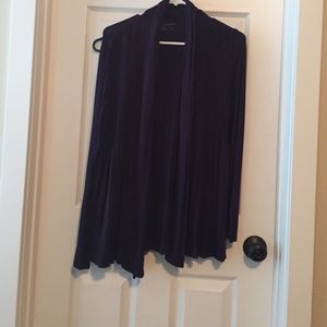 Eggplant purple cardigan