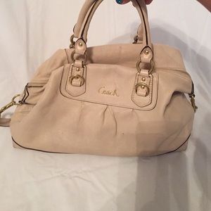 Authentic Nude Hobo Coach Purse - Lots of room