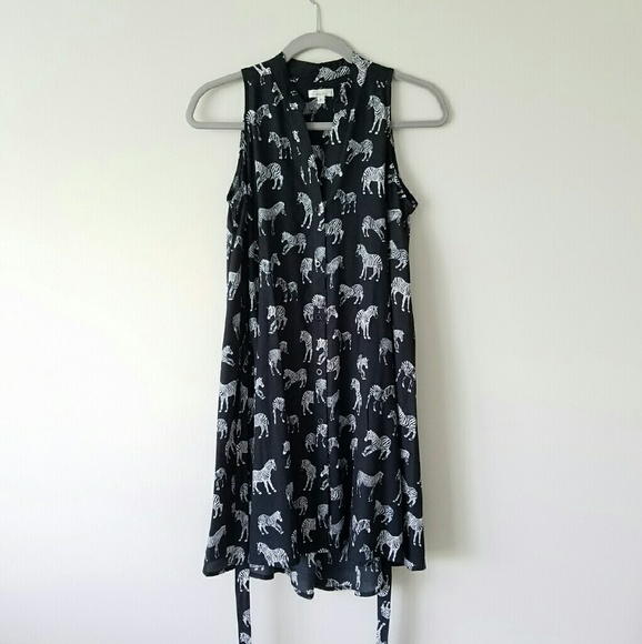 Anthropologie Zebra Dress