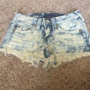 True Religion Bobby Cut Off Shorts 27