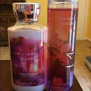 Twilight Woods lotion & spray set