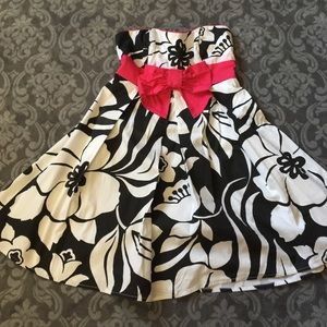 Strapless summer dress