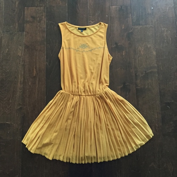 Pleated Flirty Dress