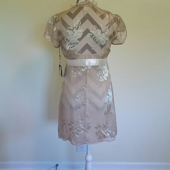 NANETTE LEPORE Coctail Dress Size 2 Beige - Picture 4 of 4